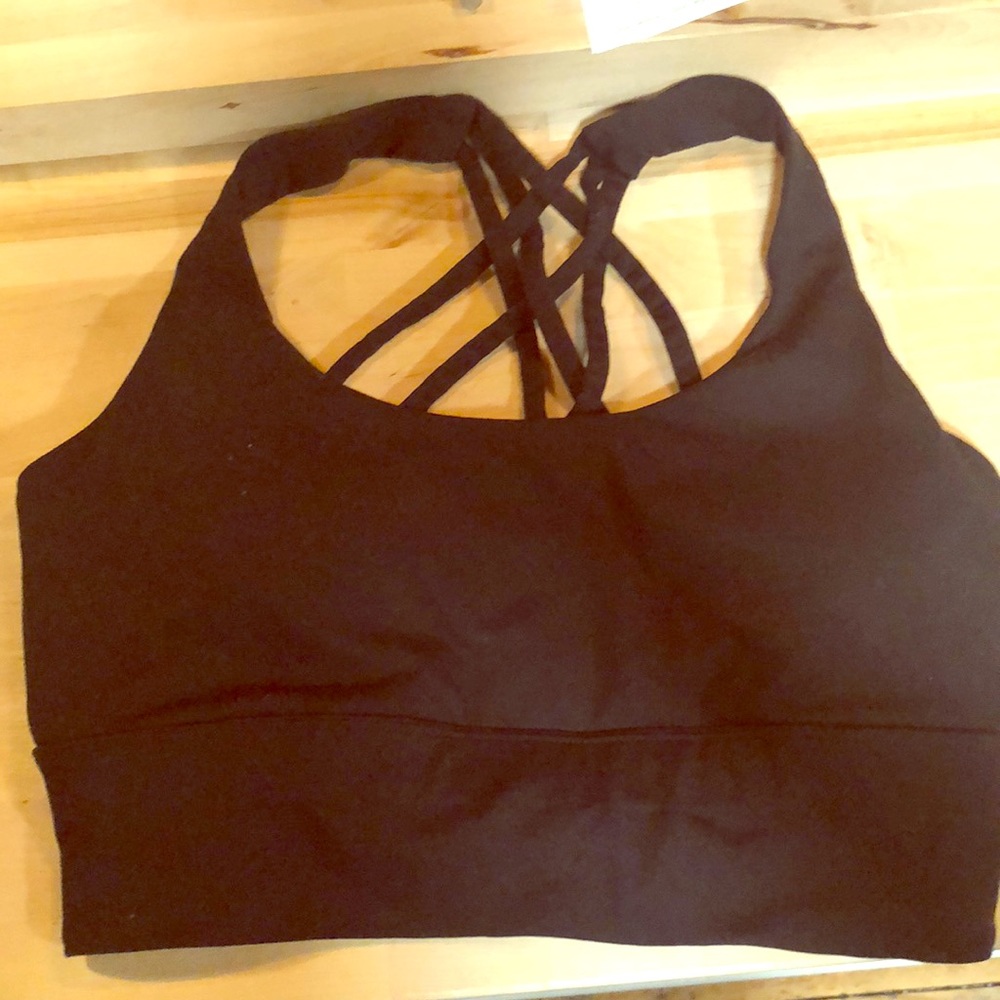 Black Sports Bra